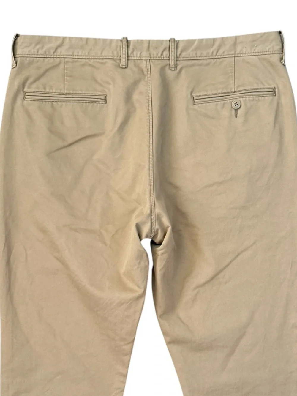 J. Crew 770 Straight Broken-In Chino Pants Khaki Tan 34x34 100% Cotton